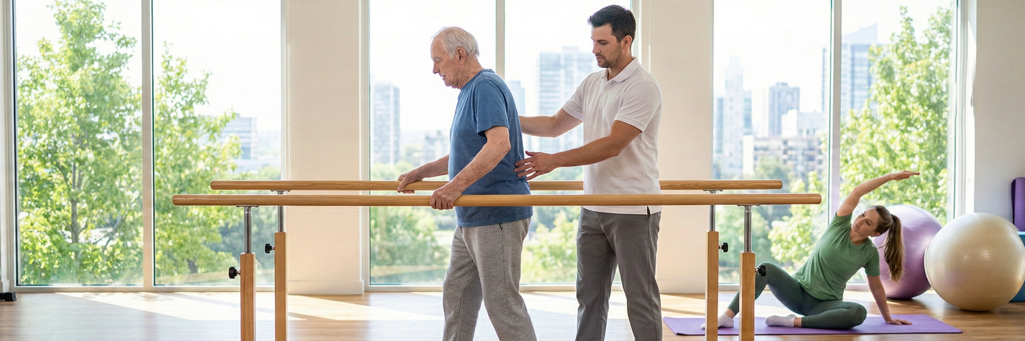 Skilled nursing facility illustration